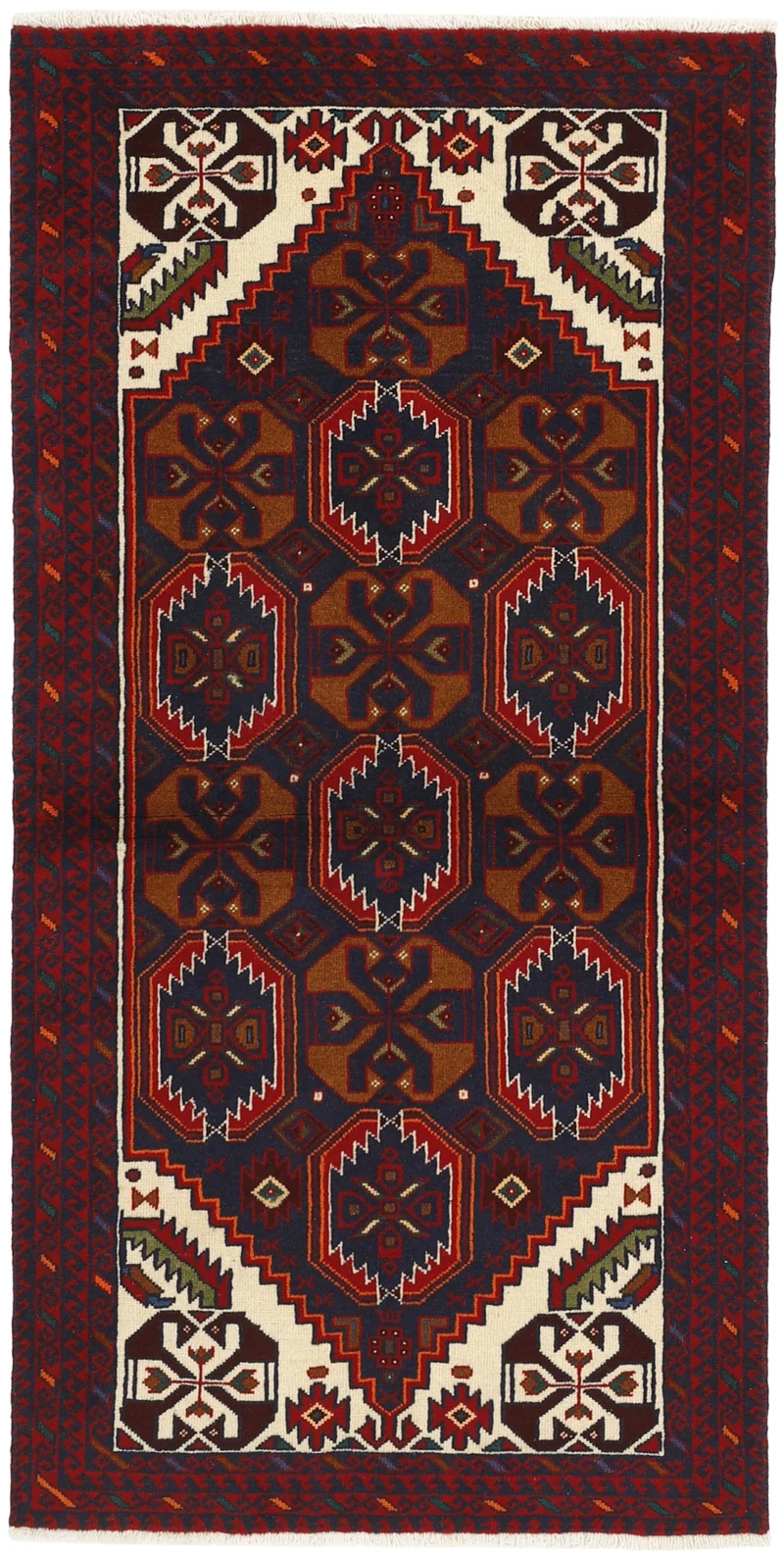 MY-RUG Teppich "Belutsch" Gul-Muster, Handgeknüpft