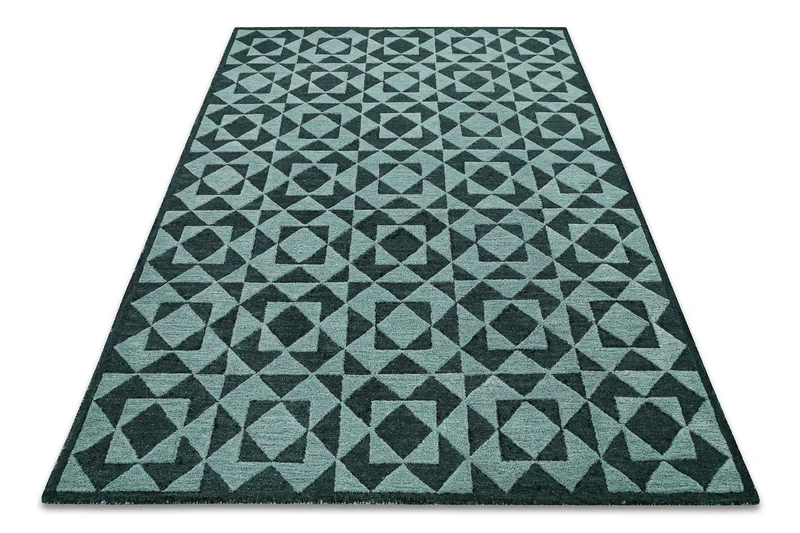 Kurzflorteppich Grün Multi "Downtown" WECONhome