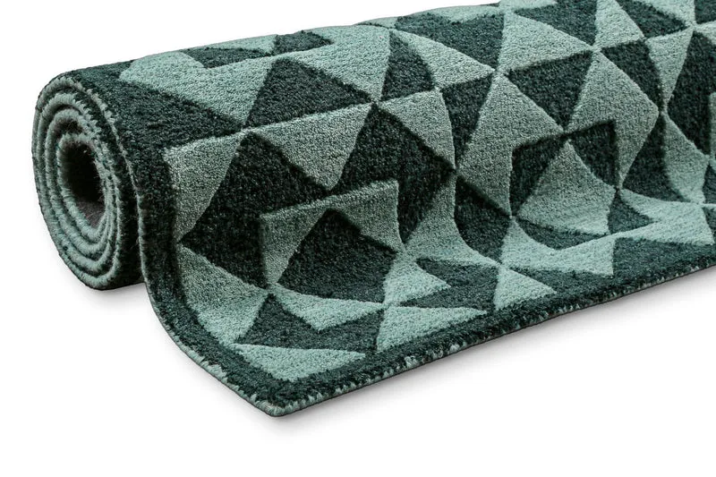Kurzflorteppich Grün Multi "Downtown" WECONhome