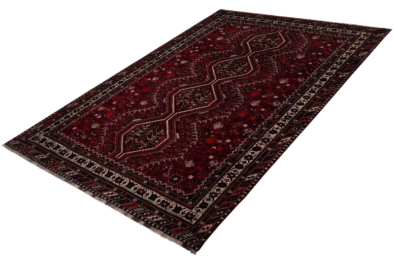 Shiraz · Handgeknüpft – Rot, 308x209 cm