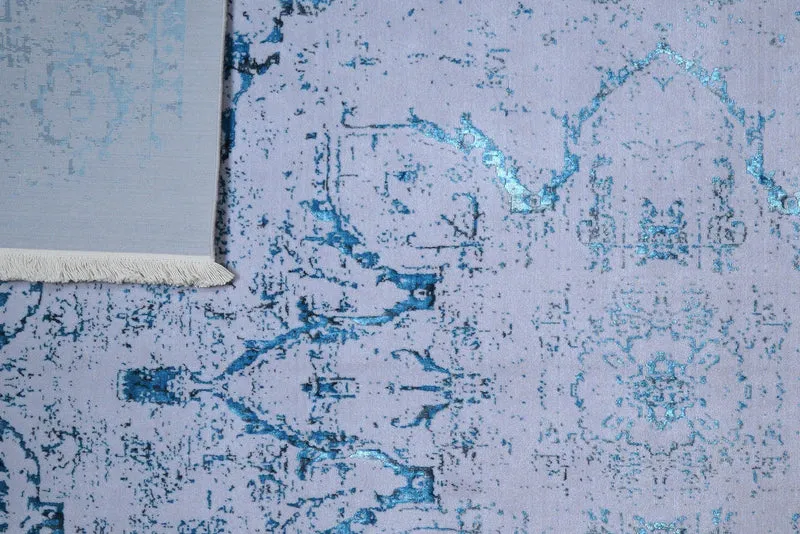 Paradayda · Handgeknüpft – Blau, 297x205 cm