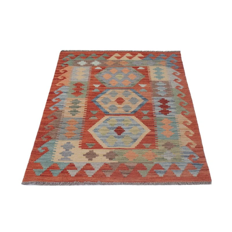 Kelim Maimene Teppich 80x131cm - mehrfarbig