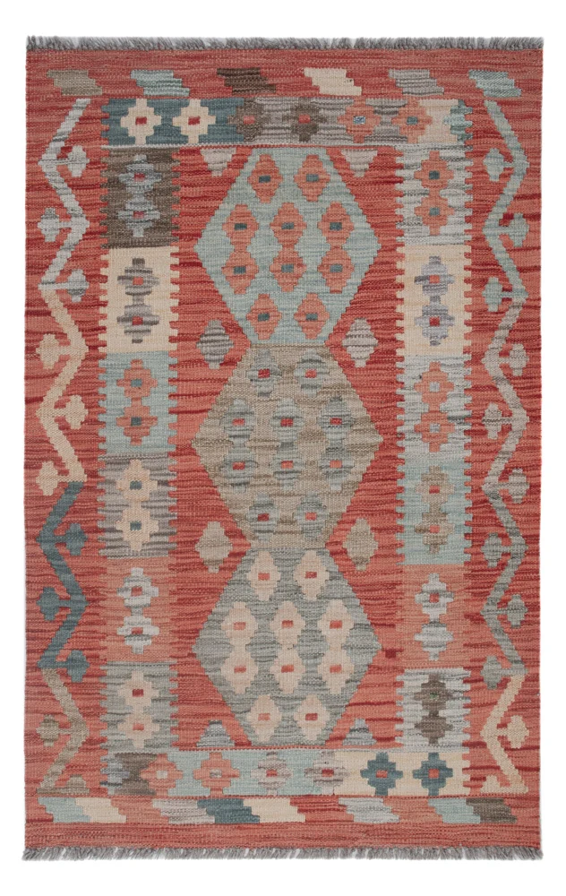 Kelim Maimene Teppich 82x123cm - mehrfarbig