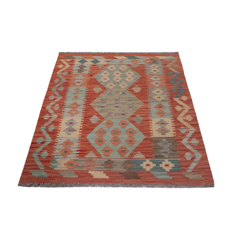 Kelim Maimene Teppich 82x123cm - mehrfarbig