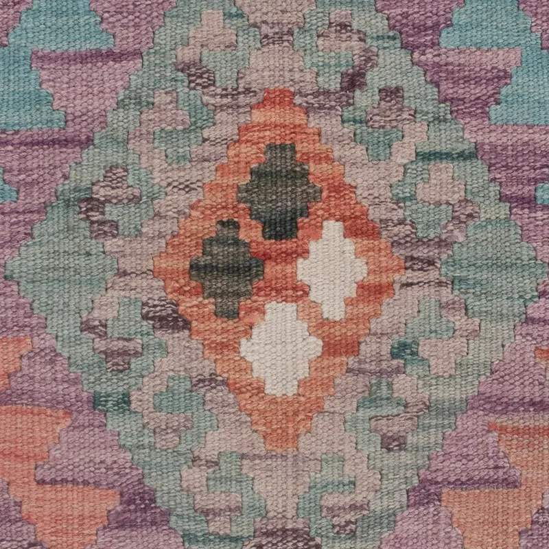 Kelim Maimene Teppich 80x135cm - mehrfarbig