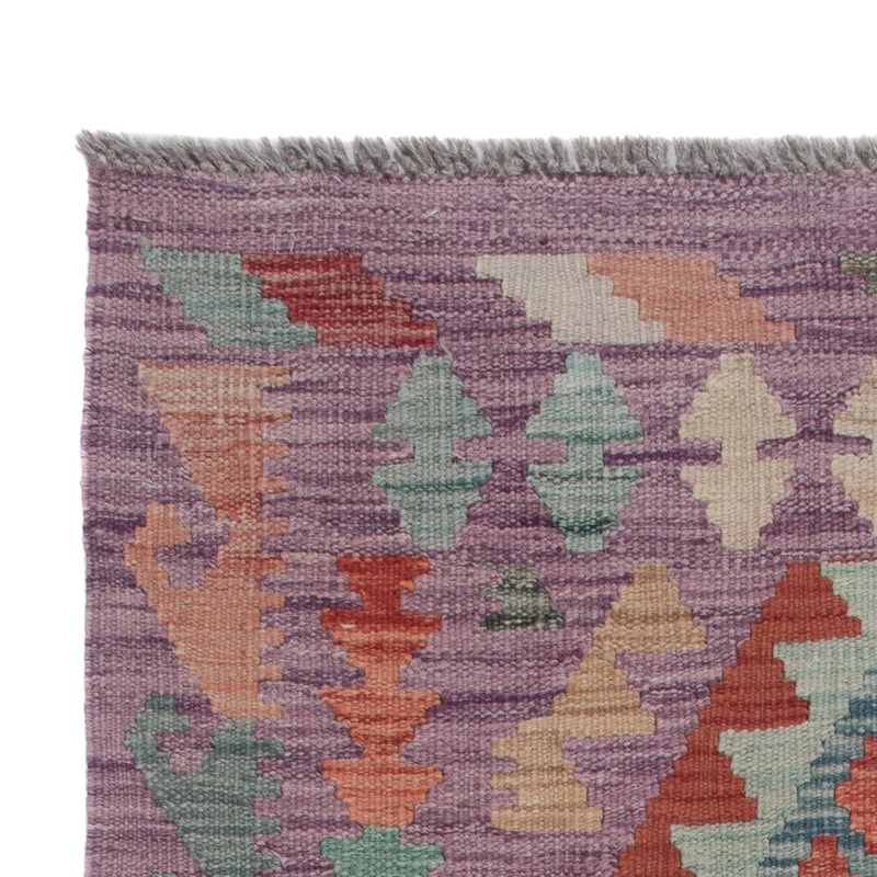 Kelim Maimene Teppich 80x135cm - mehrfarbig