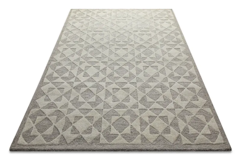 Kurzflorteppich Taupe "Downtown" WECONhome