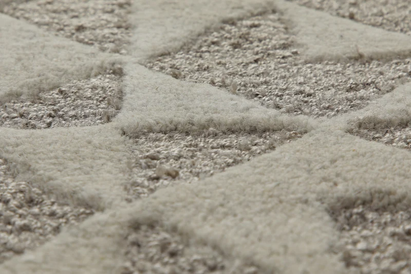 Kurzflorteppich Taupe "Downtown" WECONhome