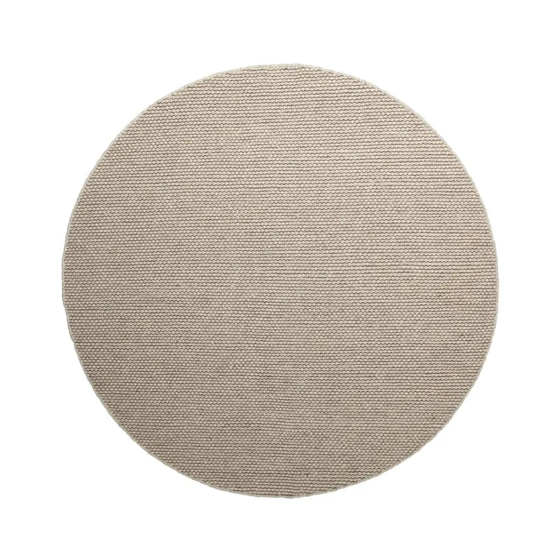 Wollteppich Rund - Bliss Beige Braun