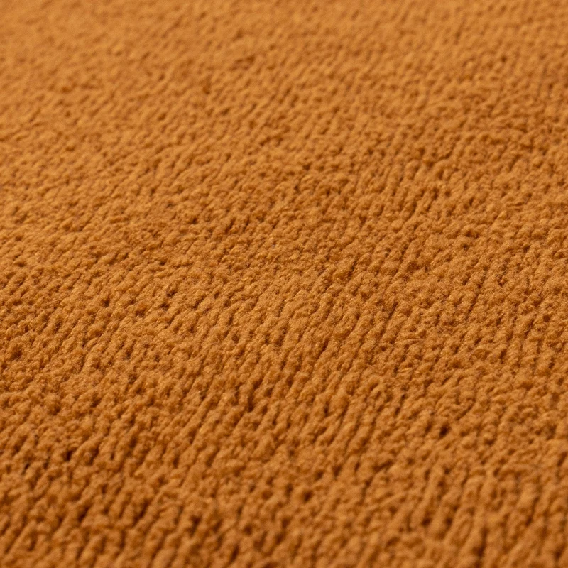 Waschbarer Teppich Rund - Vivid Terrakotta