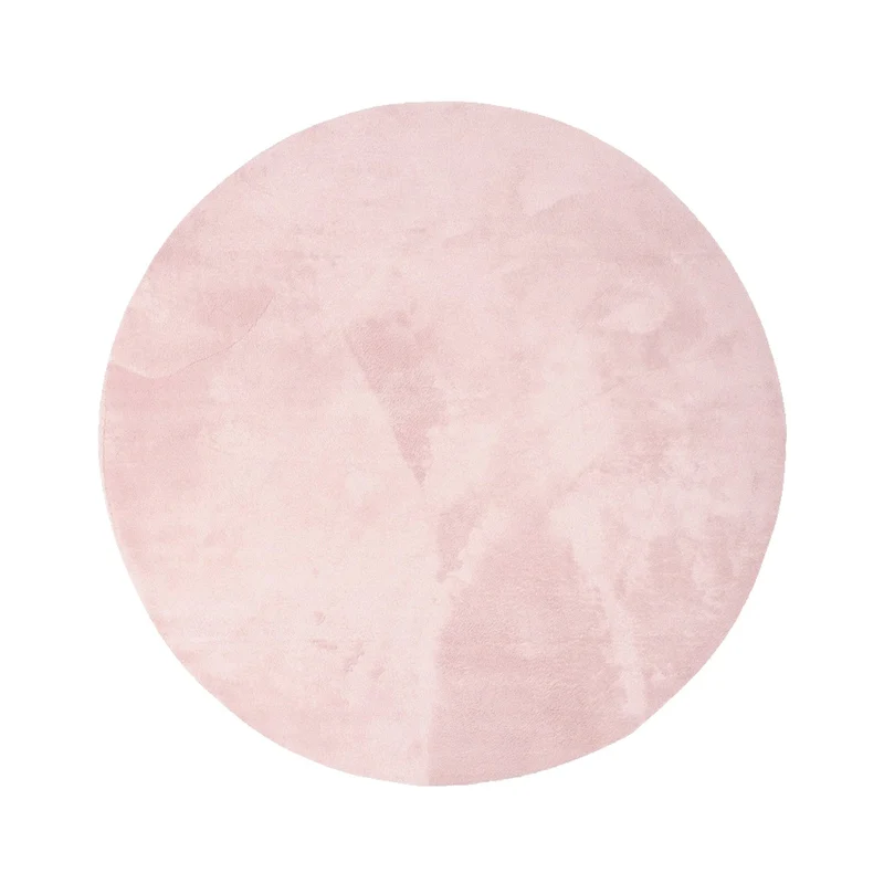 Waschbarer Teppich Rund - Vivid Rosa