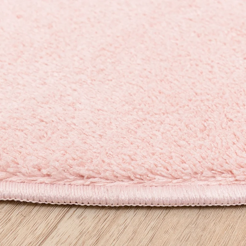 Waschbarer Teppich Rund - Vivid Rosa