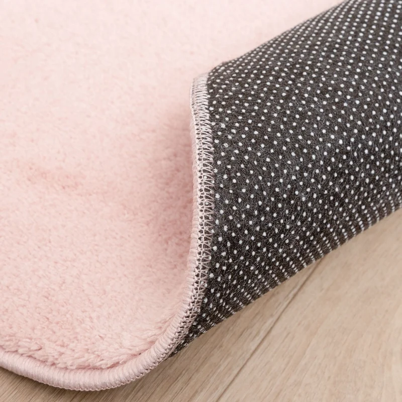 Waschbarer Teppich Rund - Vivid Rosa