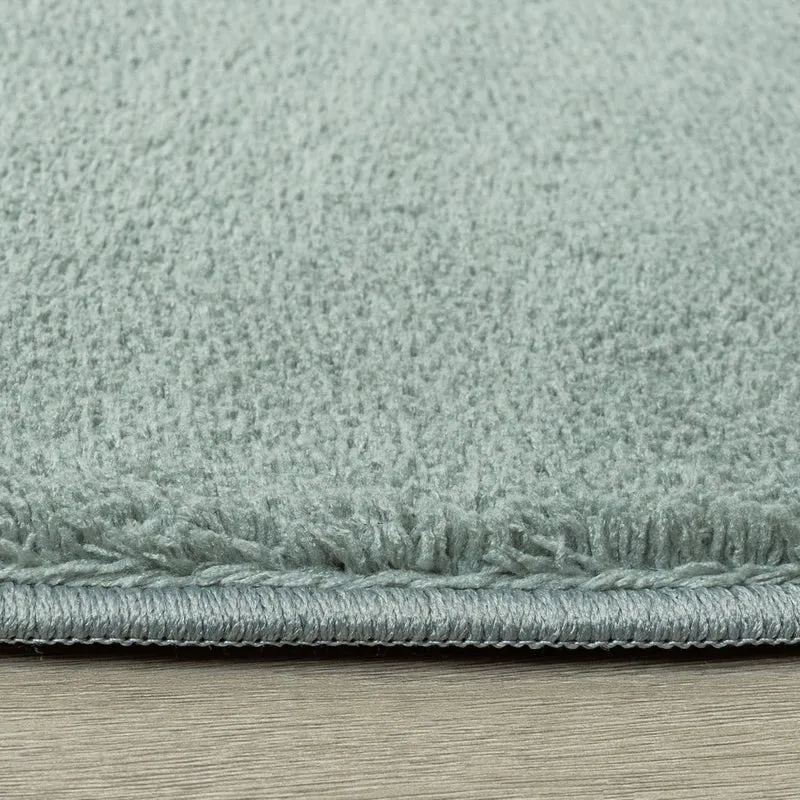 Waschbarer Teppich Rund - Vivid Grün