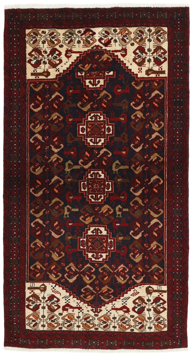 MY-RUG Teppich "Belutsch" Gul-Muster, Handgeknüpft