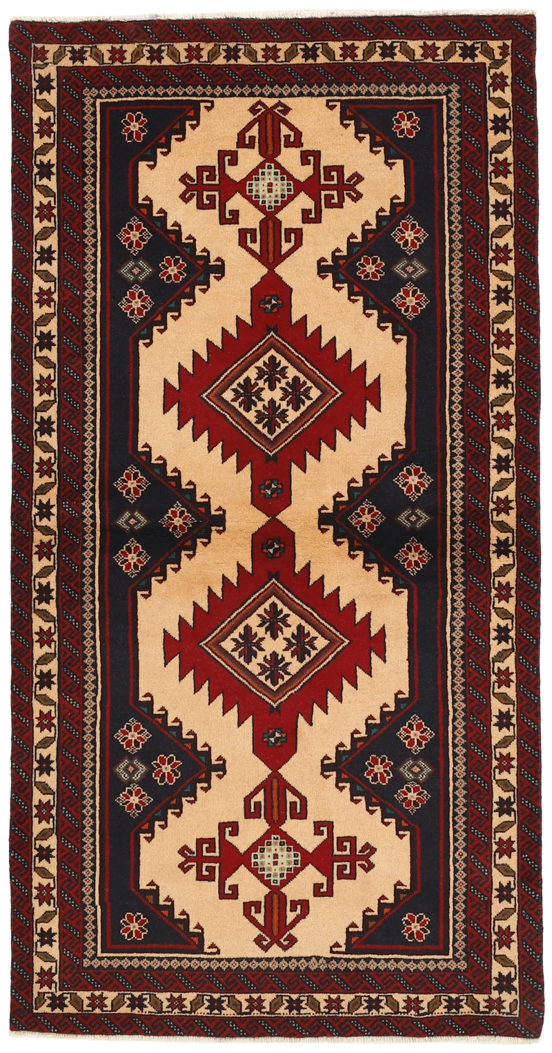 MY-RUG Teppich "Belutsch" Gul-Muster, Handgeknüpft