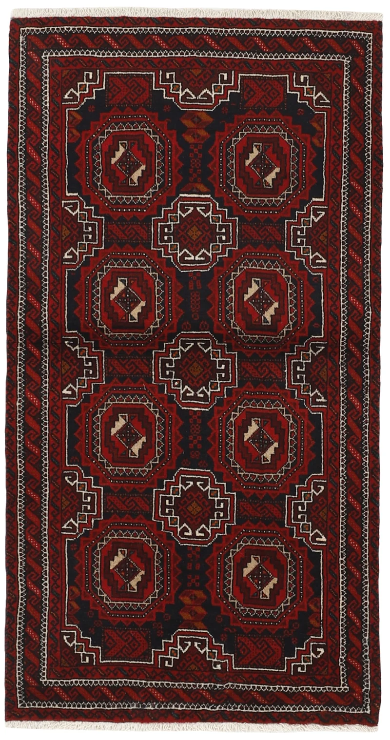 MY-RUG Teppich "Belutsch" Gul-Muster, Handgeknüpft