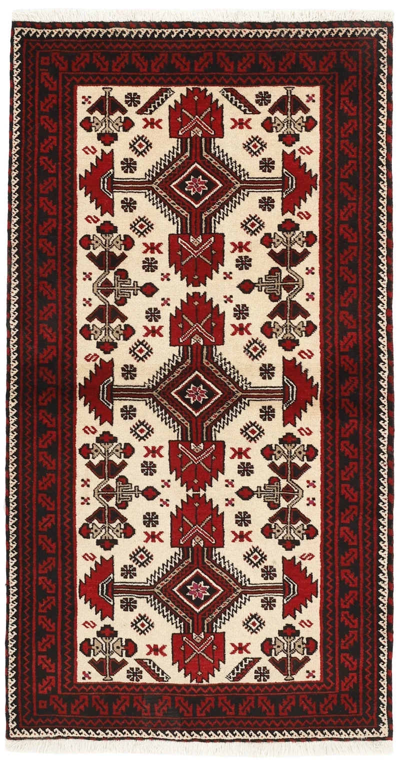 MY-RUG Teppich "Belutsch" Gul-Muster, Handgeknüpft