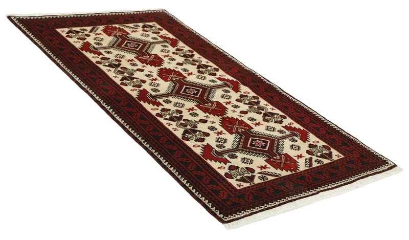 MY-RUG Teppich "Belutsch" Gul-Muster, Handgeknüpft