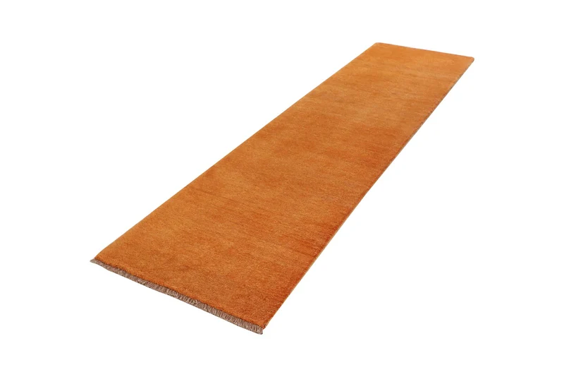 Gabbeh · Handgeknüpft – Gelb, 295x79 cm