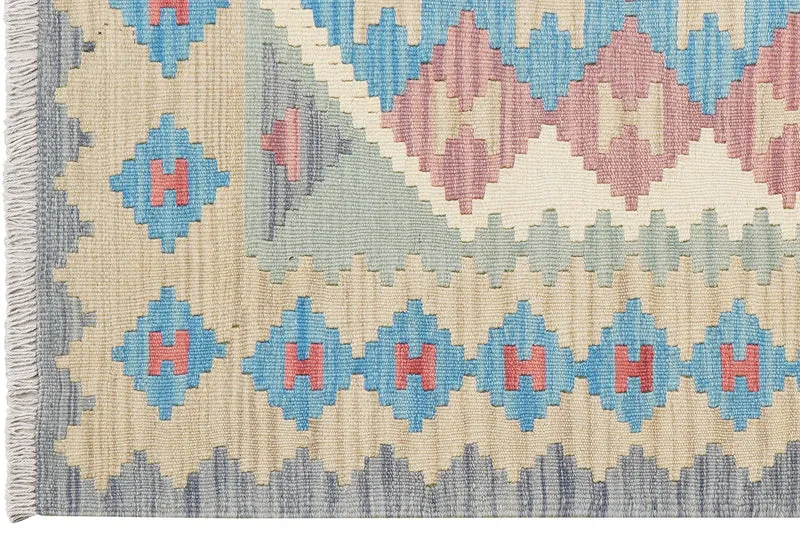 Kelim Gashgai · Handgewebt – Beige, 151x99 cm