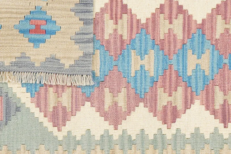Kelim Gashgai · Handgewebt – Beige, 151x99 cm