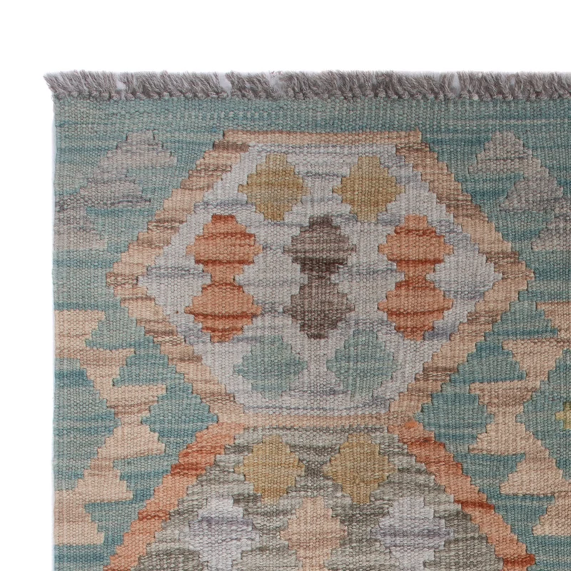 Kelim Maimene Teppich 80x126cm - mehrfarbig