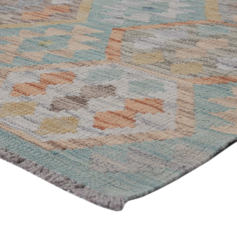 Kelim Maimene Teppich 80x126cm - mehrfarbig