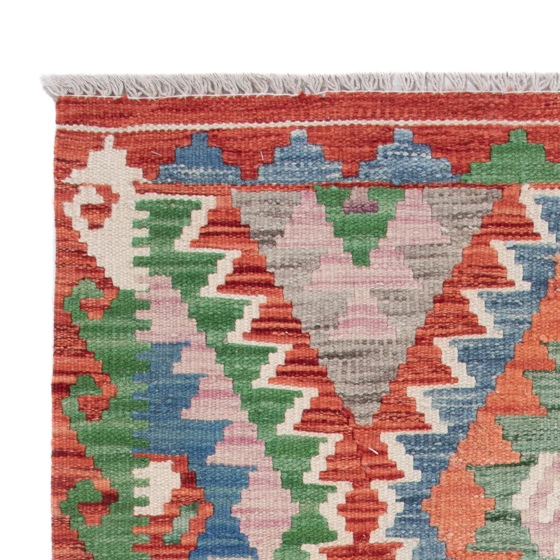 Kelim Maimene Teppich 83x122cm - mehrfarbig
