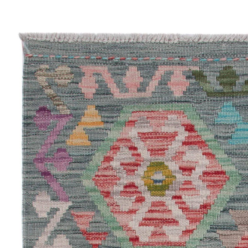 Kelim Maimene Teppich 81x124cm - mehrfarbig