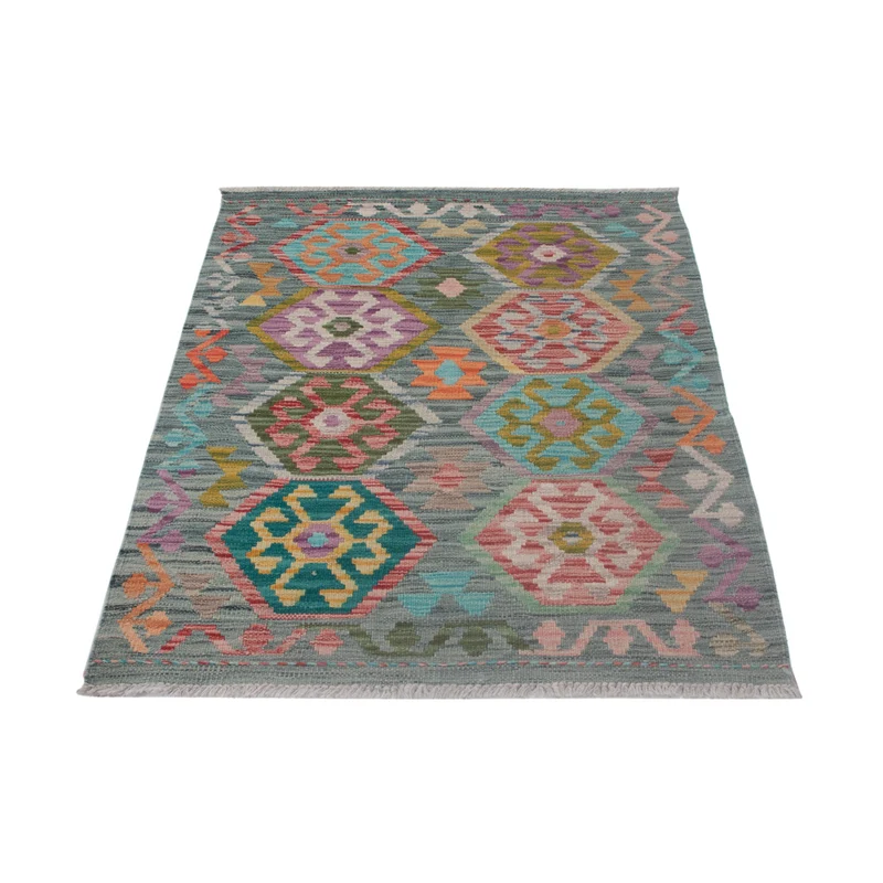 Kelim Maimene Teppich 81x124cm - mehrfarbig