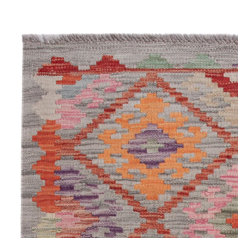 Kelim Maimene Teppich 83x130cm - mehrfarbig
