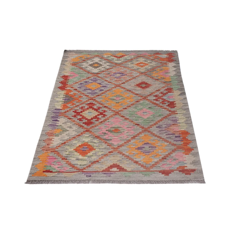 Kelim Maimene Teppich 83x130cm - mehrfarbig