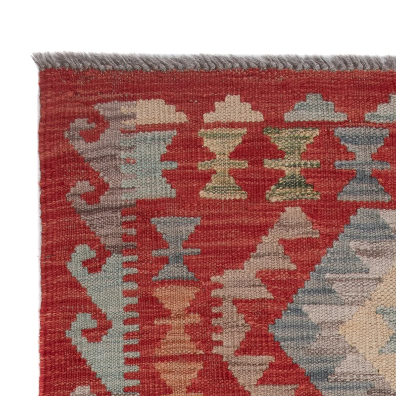 Kelim Maimene Teppich 74x128cm - mehrfarbig