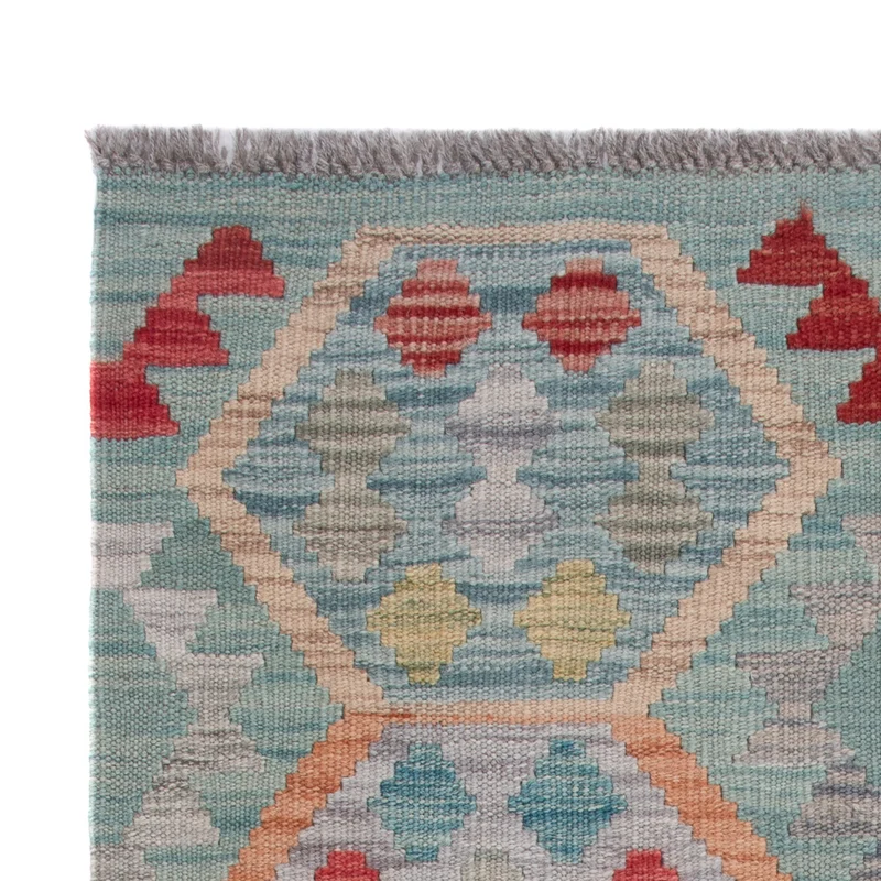 Kelim Maimene Teppich 79x126cm - mehrfarbig