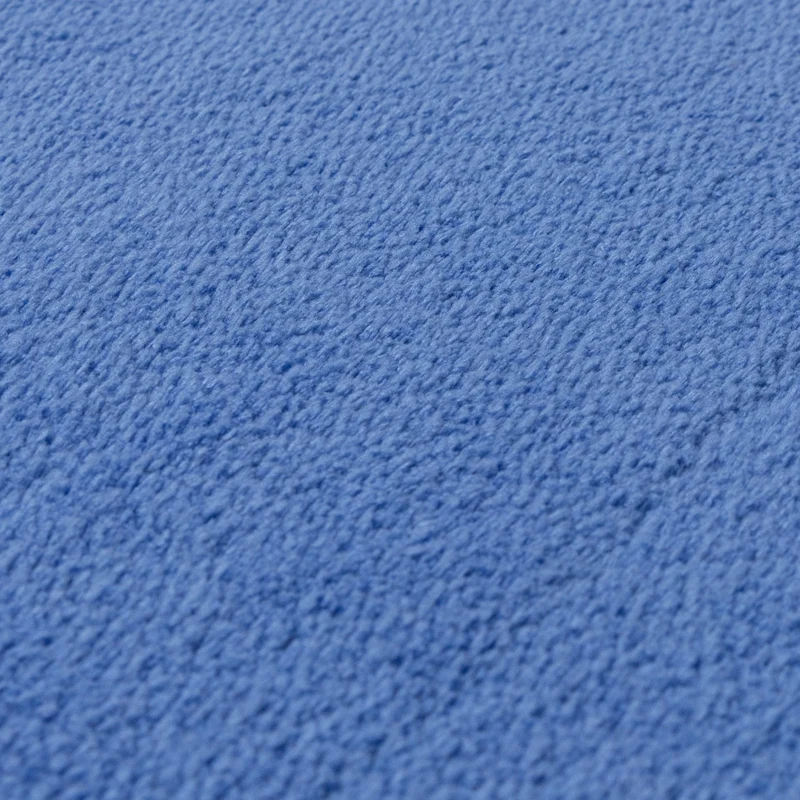 Waschbarer Teppich Rund - Vivid Blau