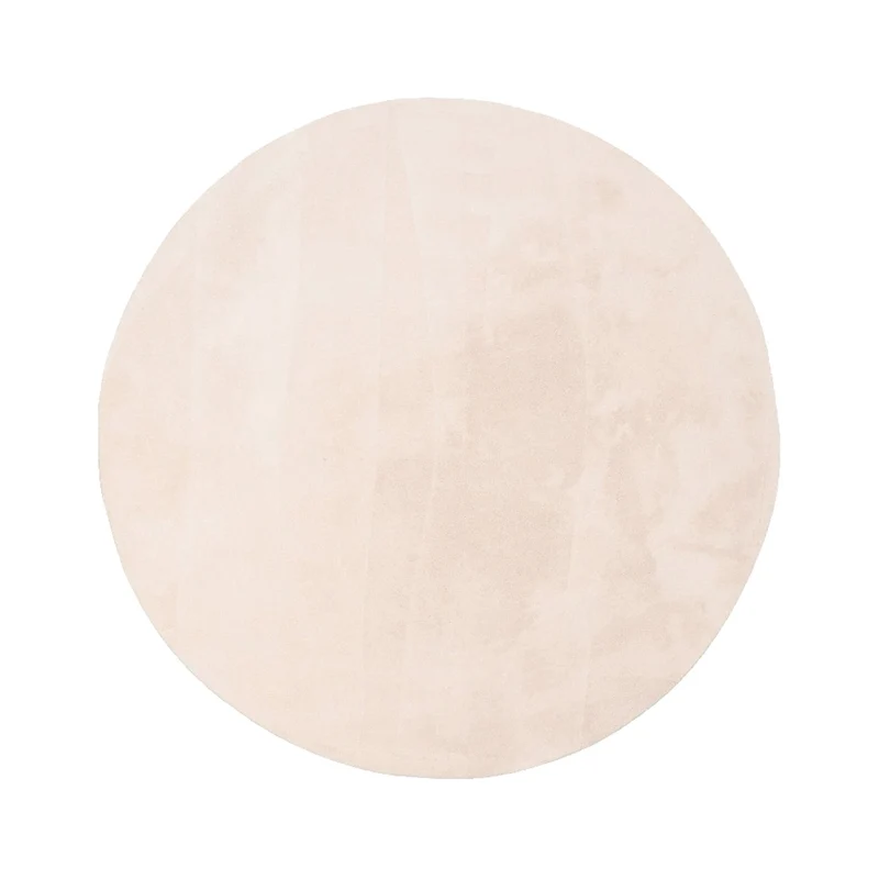 Waschbarer Teppich Rund - Vivid Beige