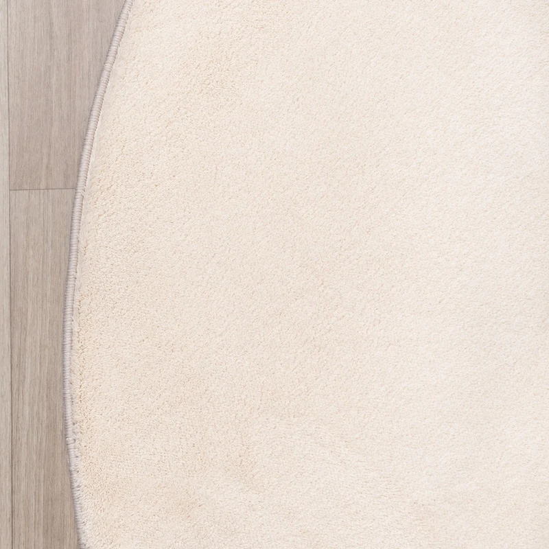 Waschbarer Teppich Rund - Vivid Beige