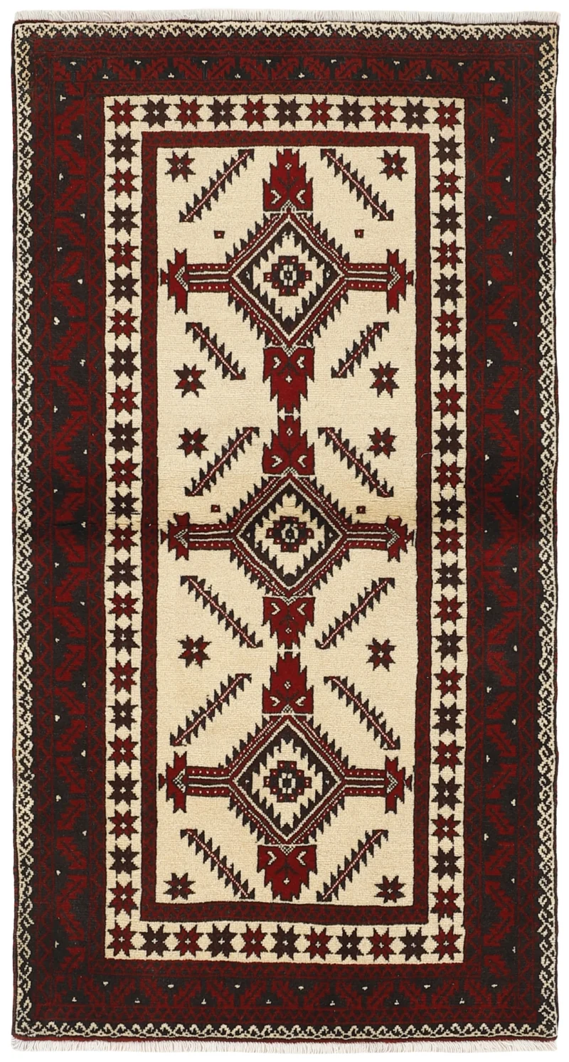 MY-RUG Teppich "Belutsch" Gul-Muster, Handgeknüpft