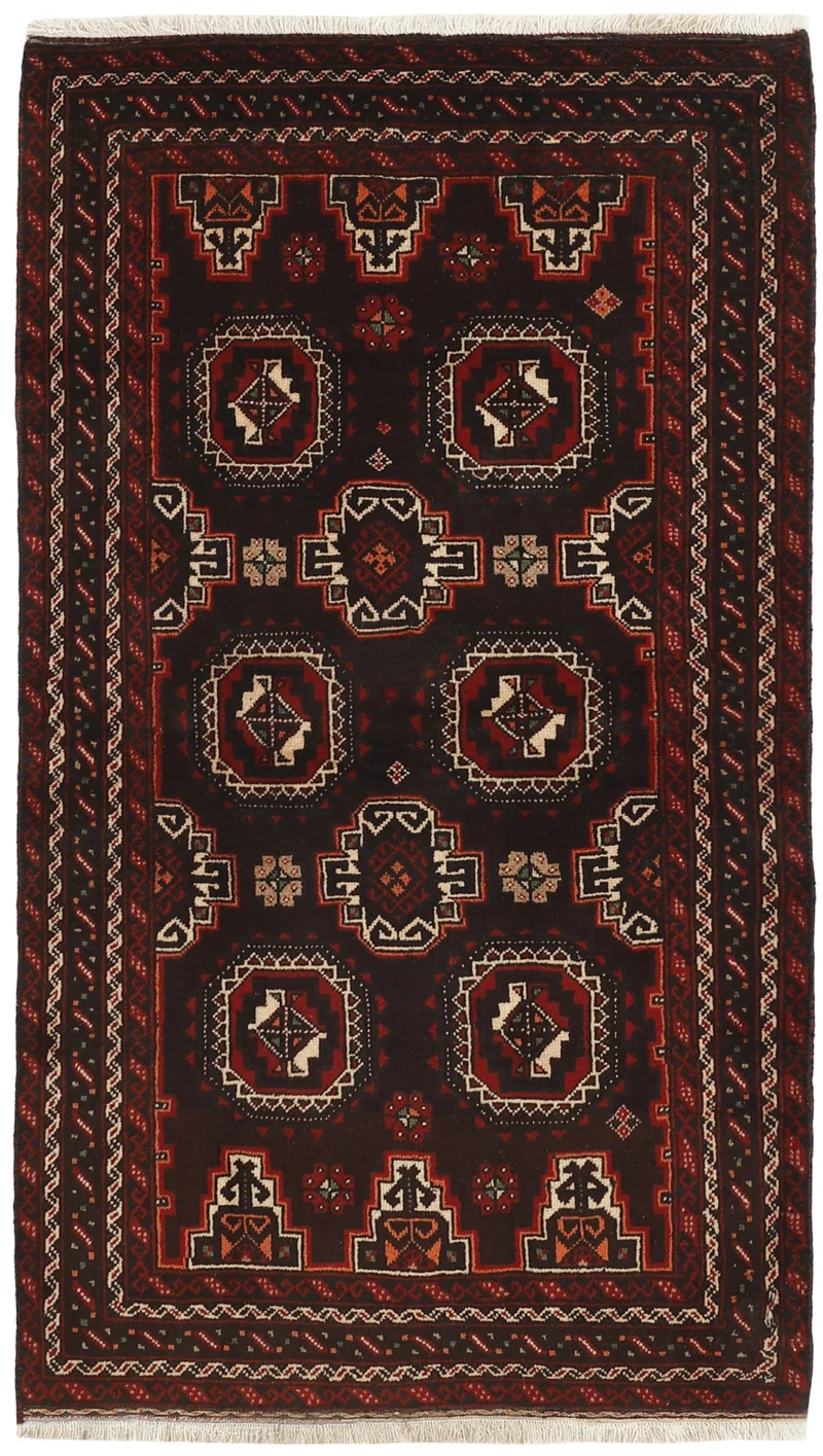 MY-RUG Teppich "Belutsch" Gul-Muster, Handgeknüpft