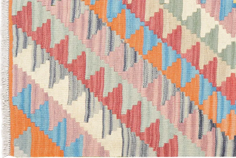 Kelim Gashgai · Handgewebt – Bunt, 147x105 cm