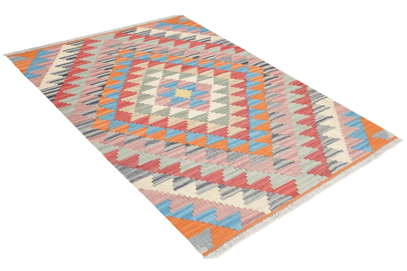 Kelim Gashgai · Handgewebt – Bunt, 147x105 cm