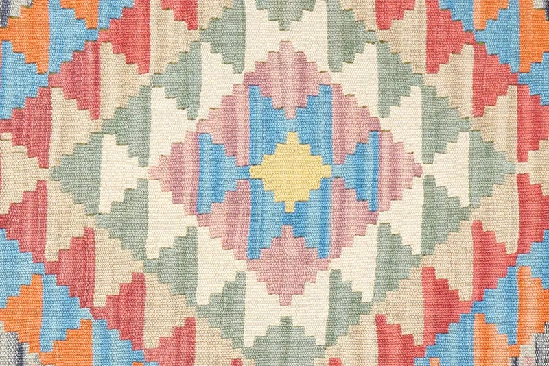 Kelim Gashgai · Handgewebt – Bunt, 147x105 cm