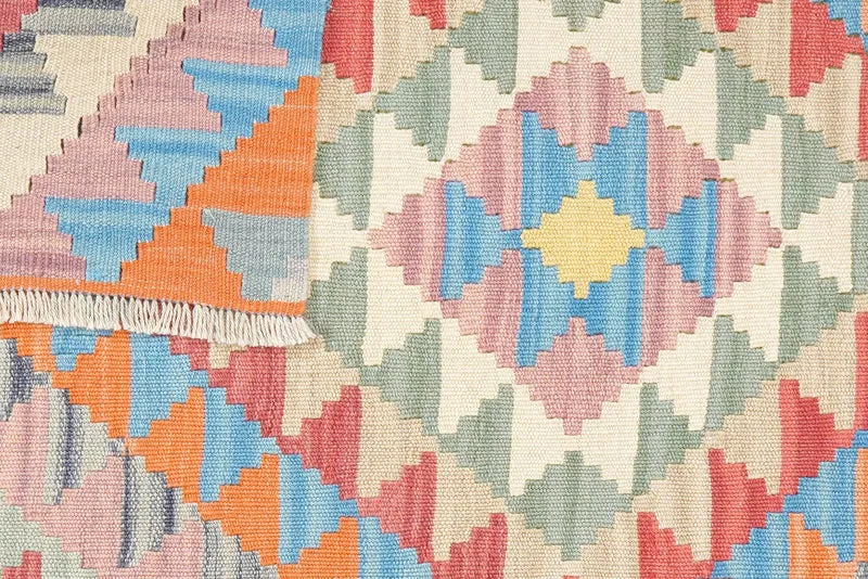 Kelim Gashgai · Handgewebt – Bunt, 147x105 cm