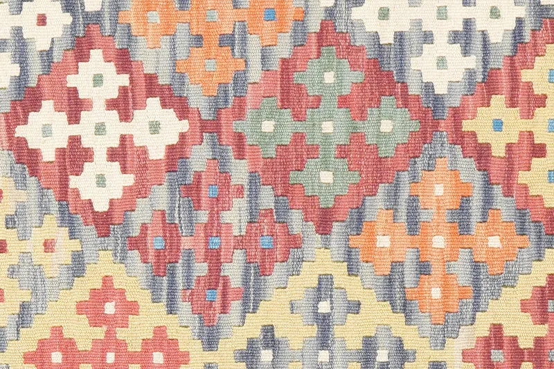 Kelim Gashgai · Handgewebt – Beige, 176x124 cm