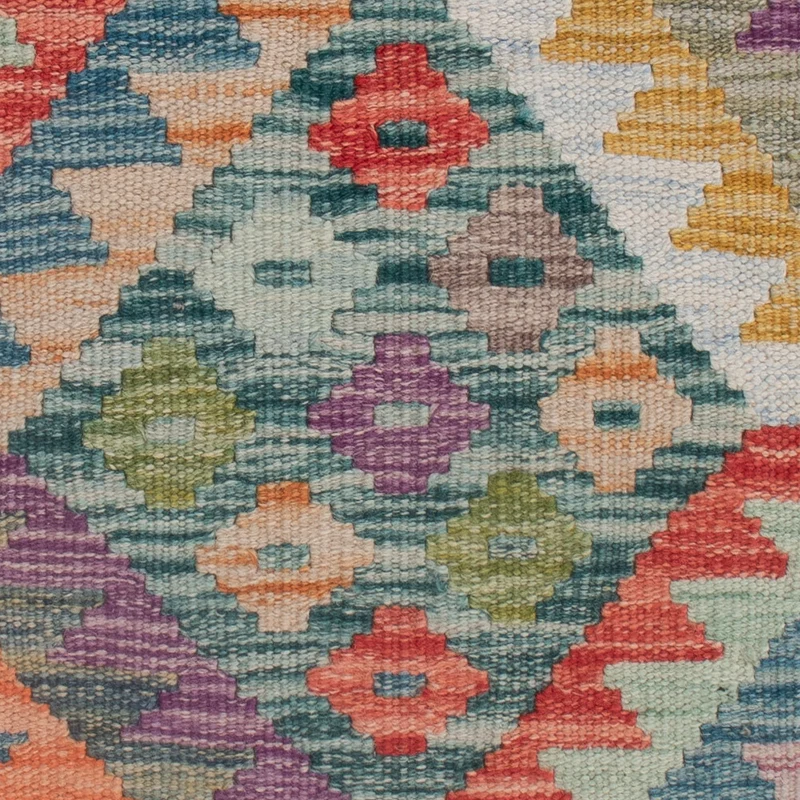Kelim Maimene Teppich 84x128cm - mehrfarbig