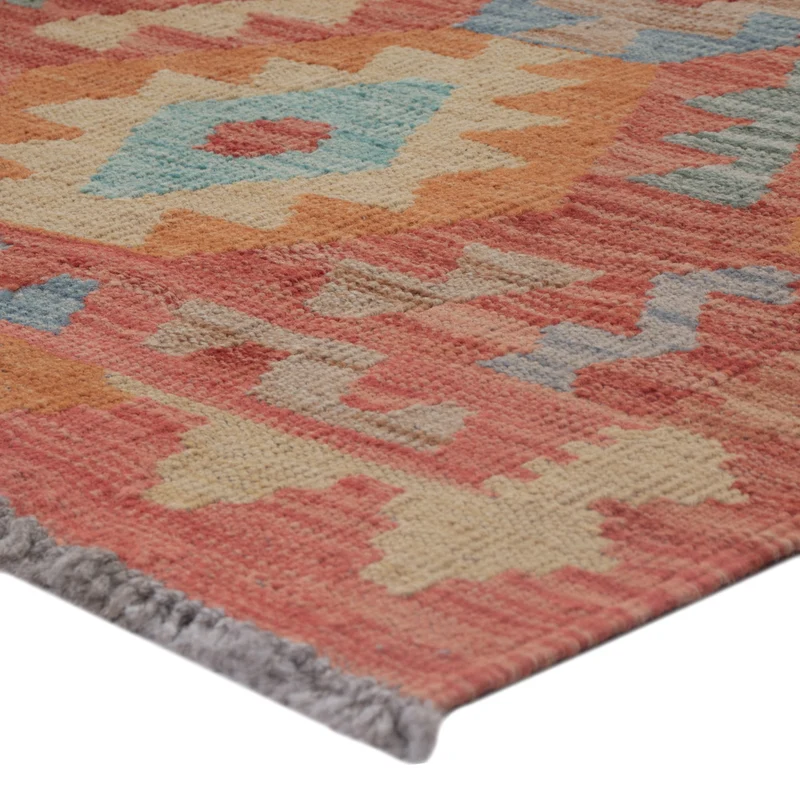 Kelim Maimene Teppich 74x125cm - mehrfarbig