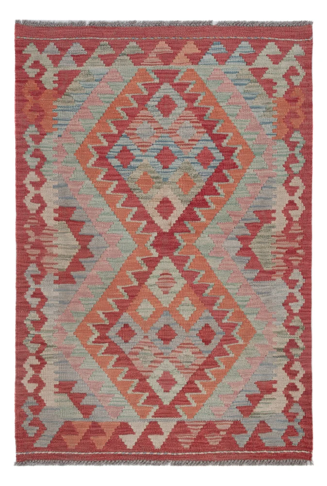 Kelim Maimene Teppich 82x120cm - mehrfarbig