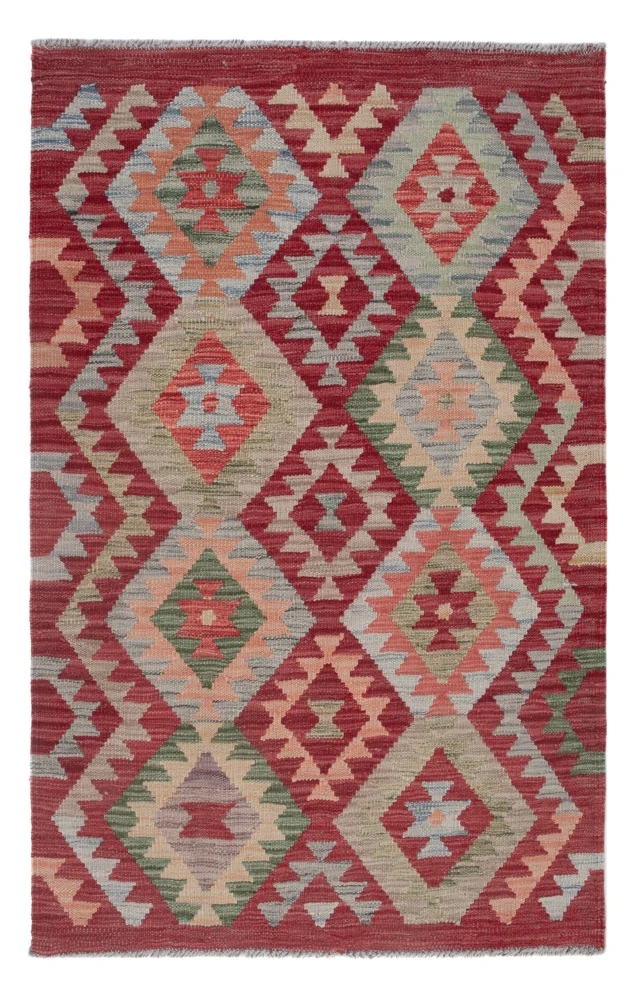 Kelim Maimene Teppich 80x122cm - mehrfarbig