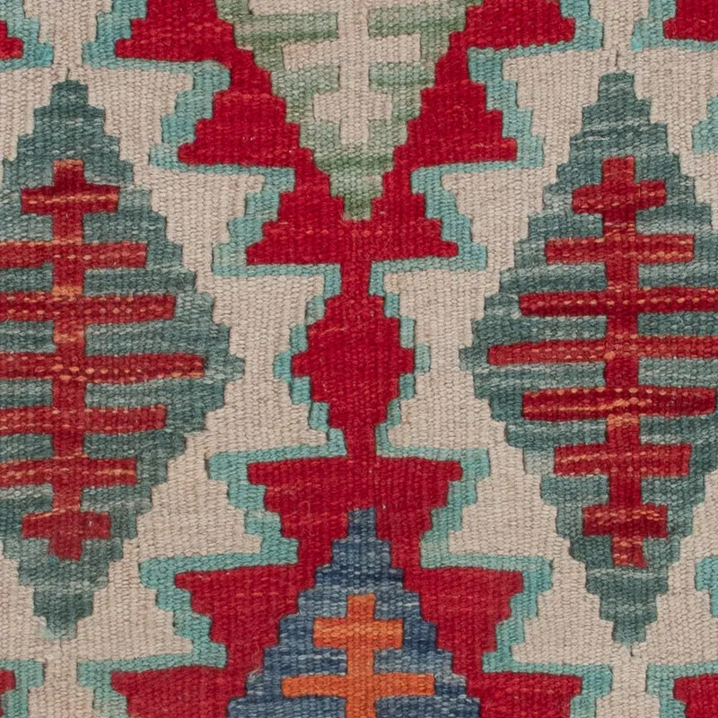 Kelim Maimene Teppich 81x120cm - mehrfarbig